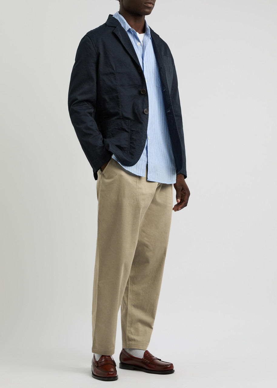 Universal Works Tapered Cotton Trousers - 4