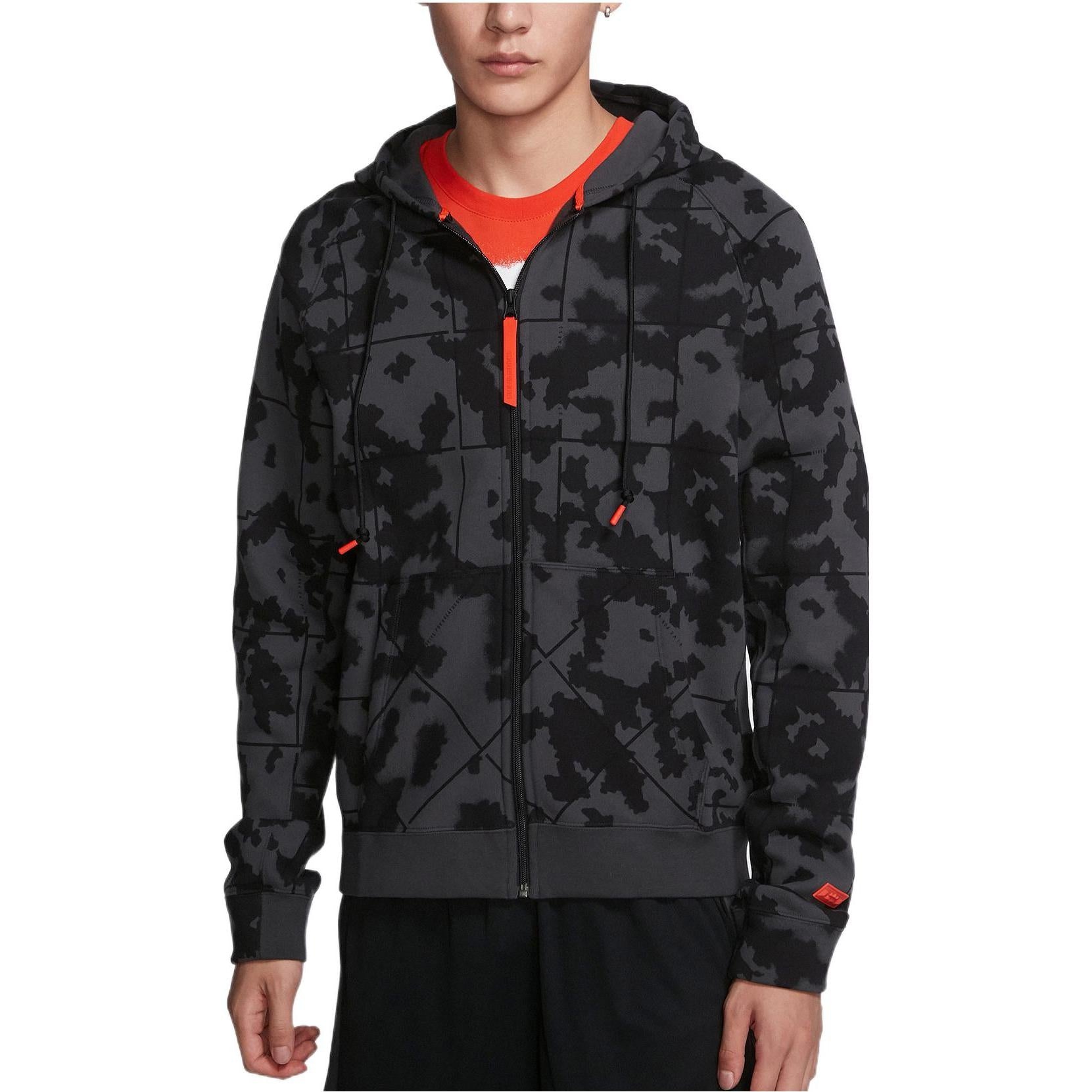 Nike AS Lebron M NK Hoodie FZ AOP ANTHRACITE AT3914-060 - 4