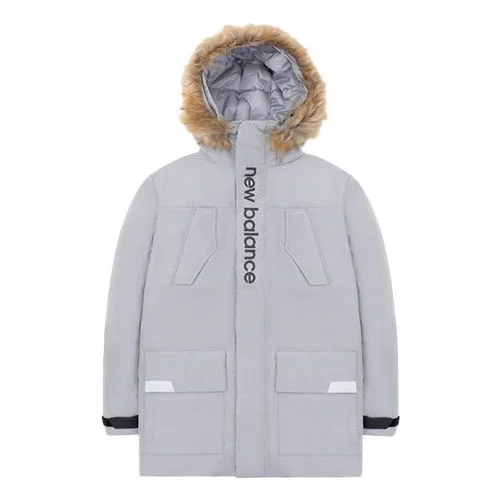 New Balance Parka Jacket 'Grey Black' AMJ04356-GR - 1