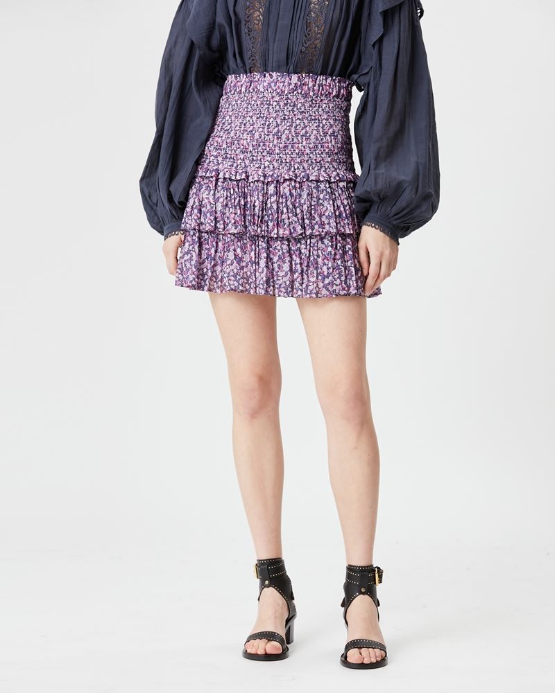 NAOMI FLORAL MINI SKIRT - 3