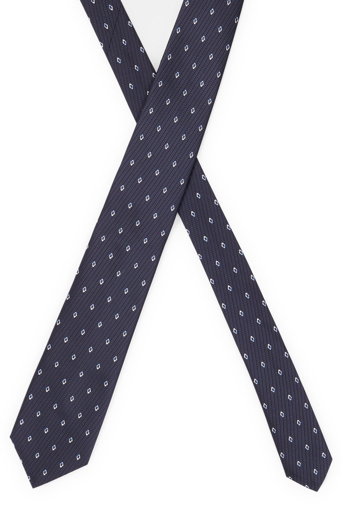 SILK-JACQUARD TIE WITH MODERN PATTERN - 4