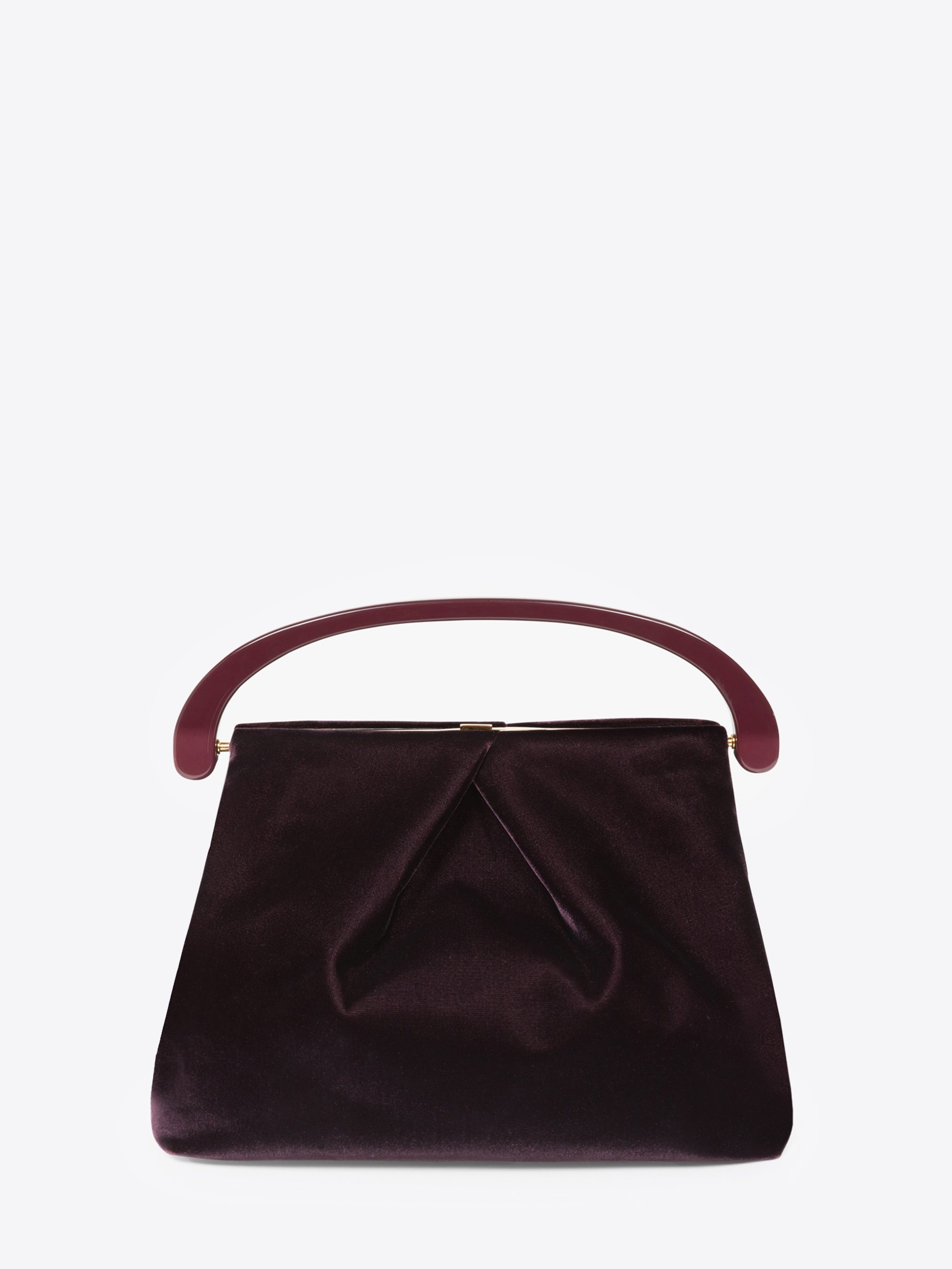 PLEATED VELVET BAG - 4