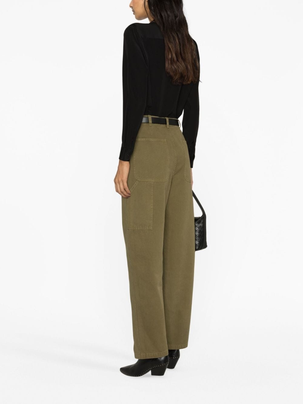 high-waist wide-leg jeans - 3