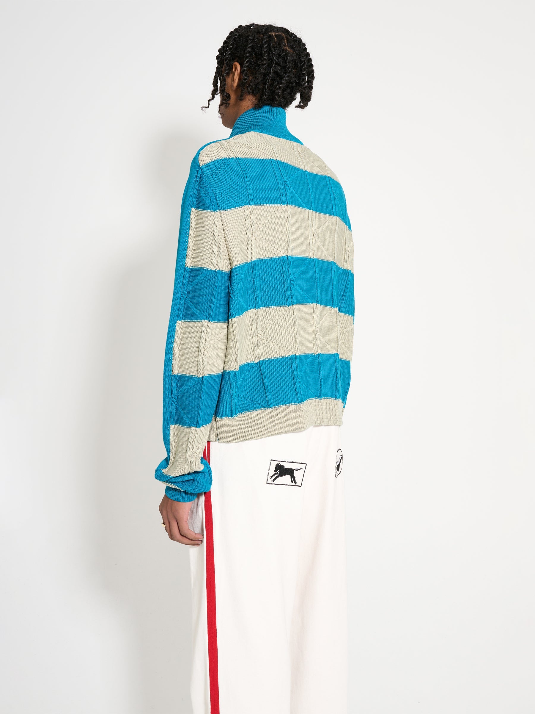 Kiko Kostadinov KIKO KOSTADINOV MERLI TWINSET CARDIGAN TEAL Kiko Kostadinov KIKO KOSTADINOV MERLI TWINSET CARDIGAN TEAL