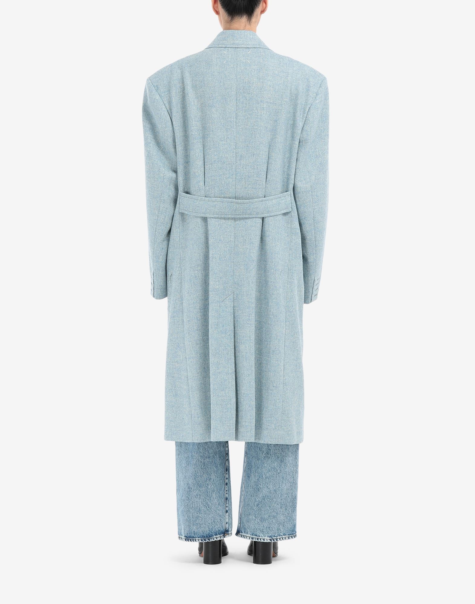 Oversized wool coat - 4