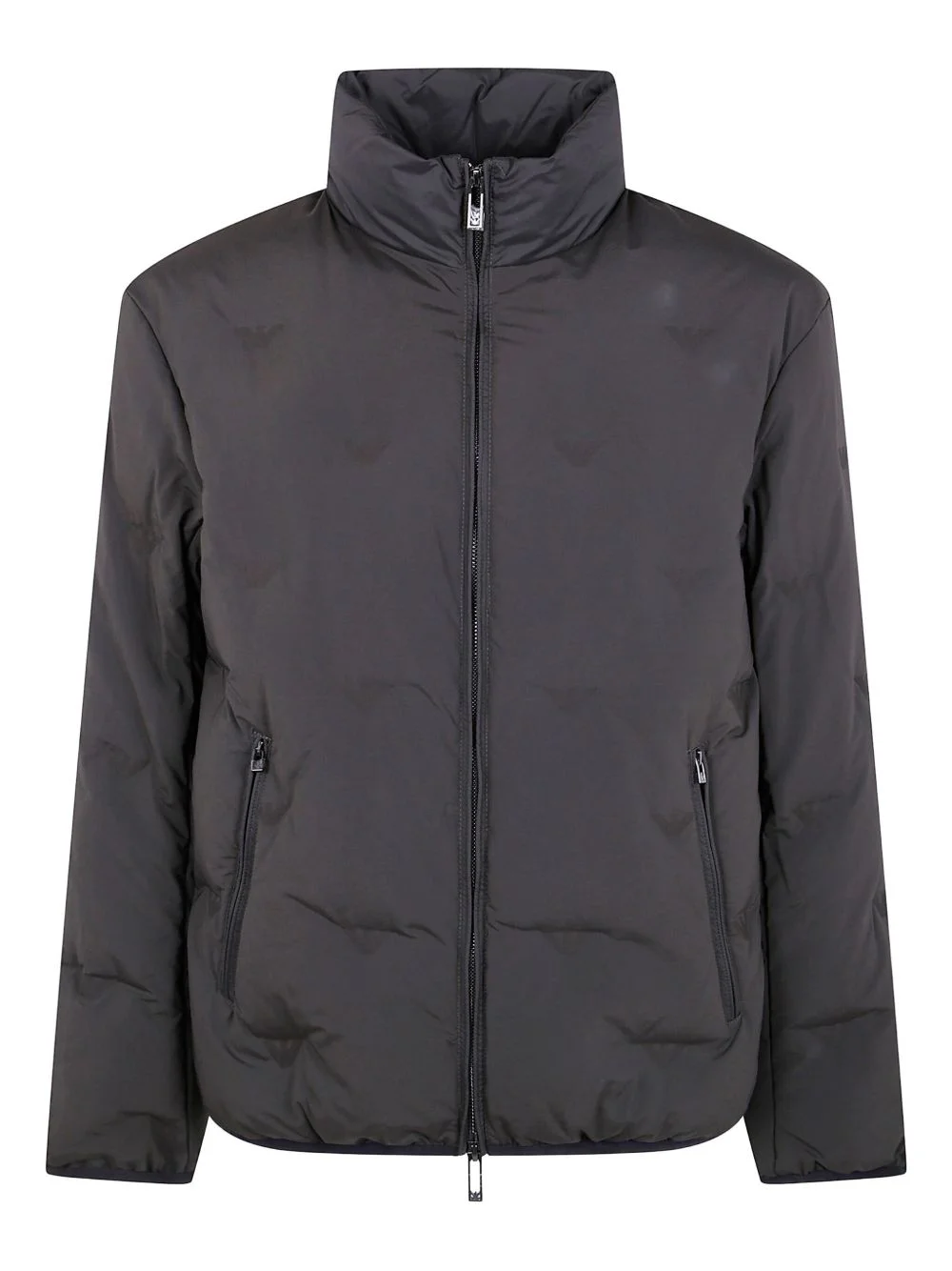 zip-up padded jacket - 1