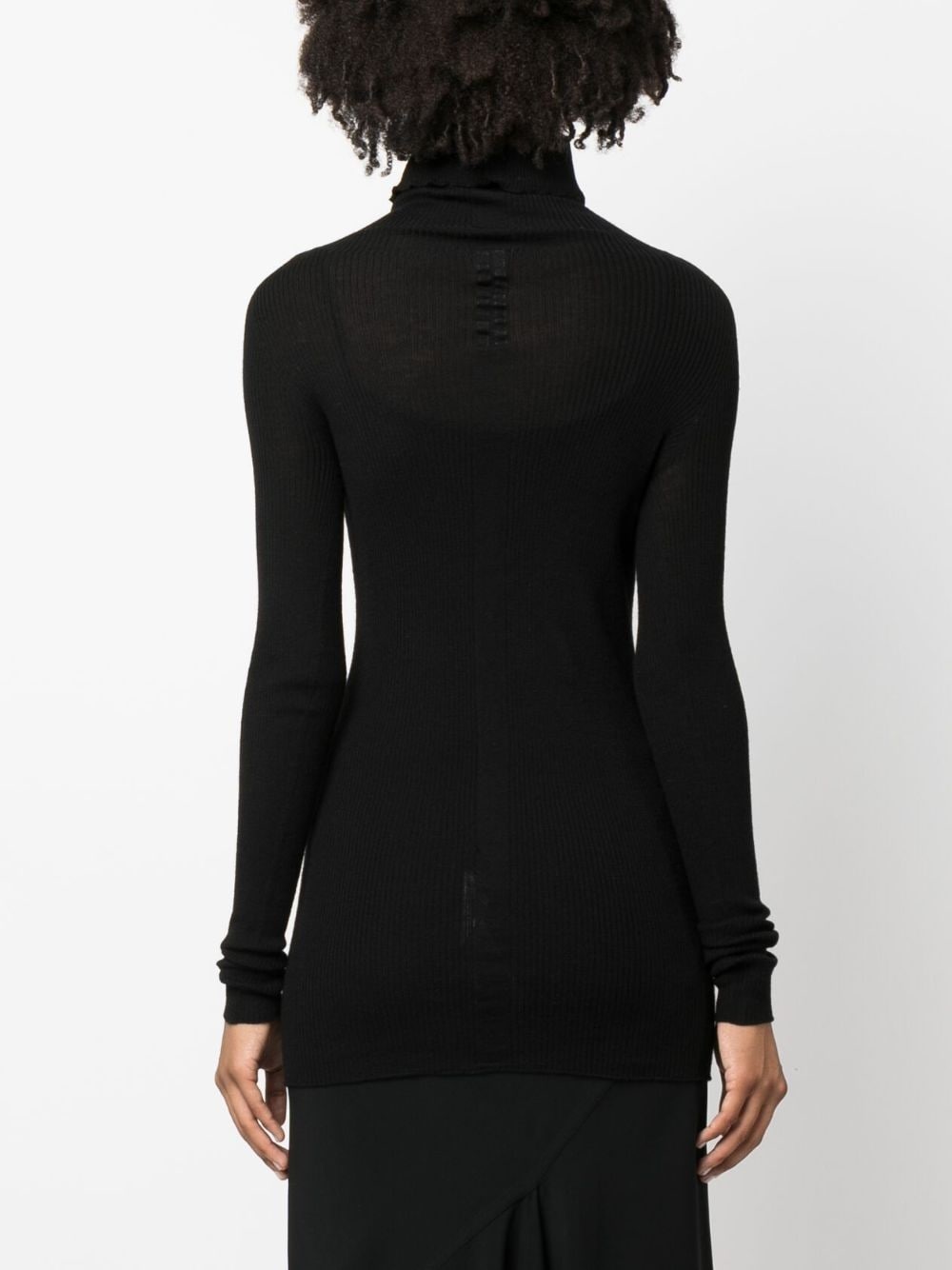 roll-neck virgin wool jumper - 4