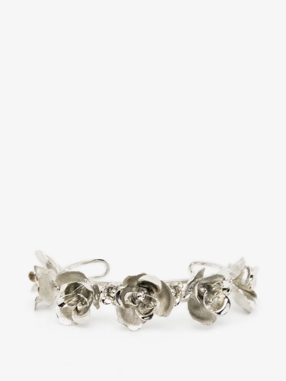 floral-embellished cuff bracelet - 1