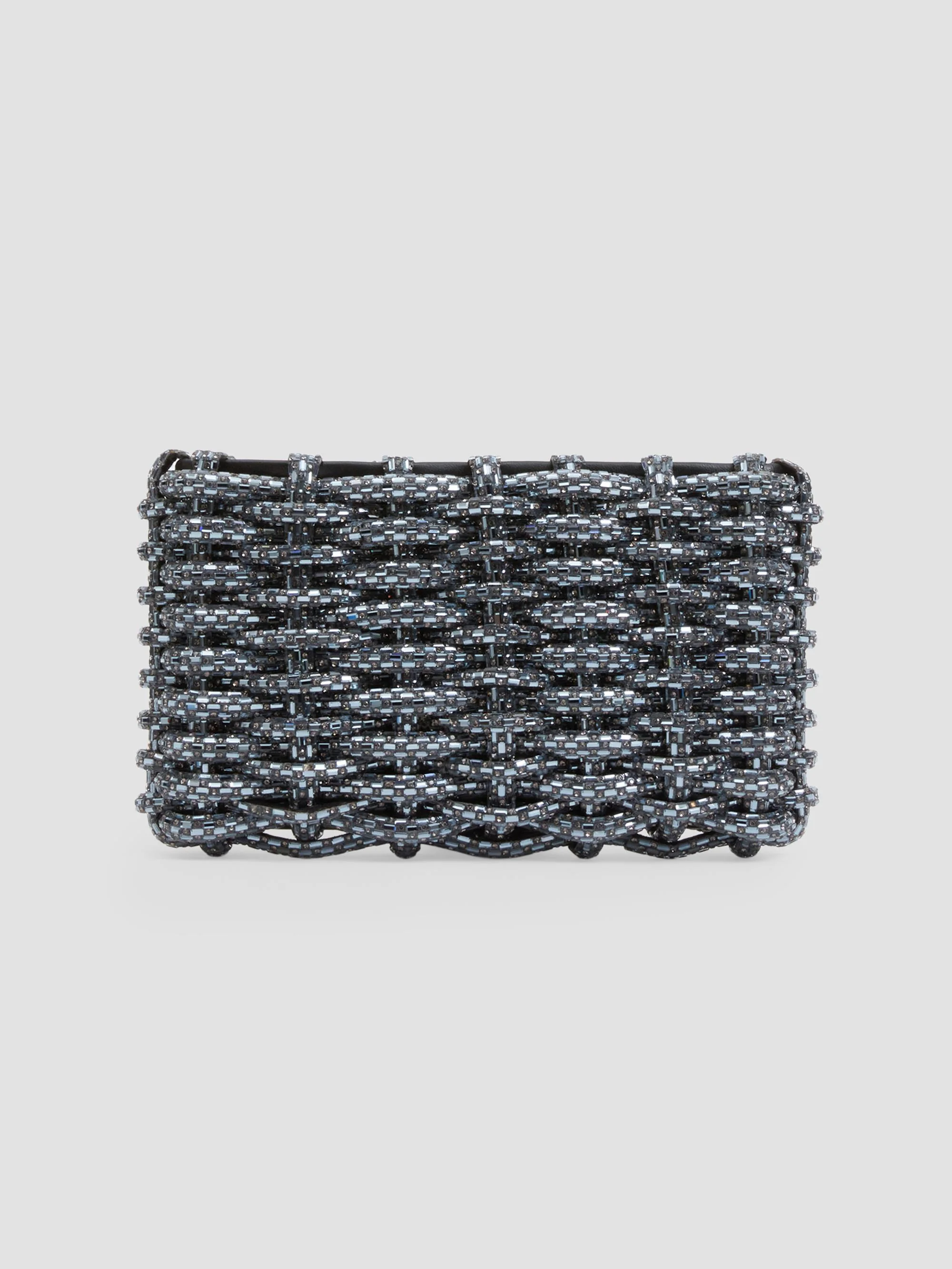Women's Morgan Metal Clutch - Black - 1