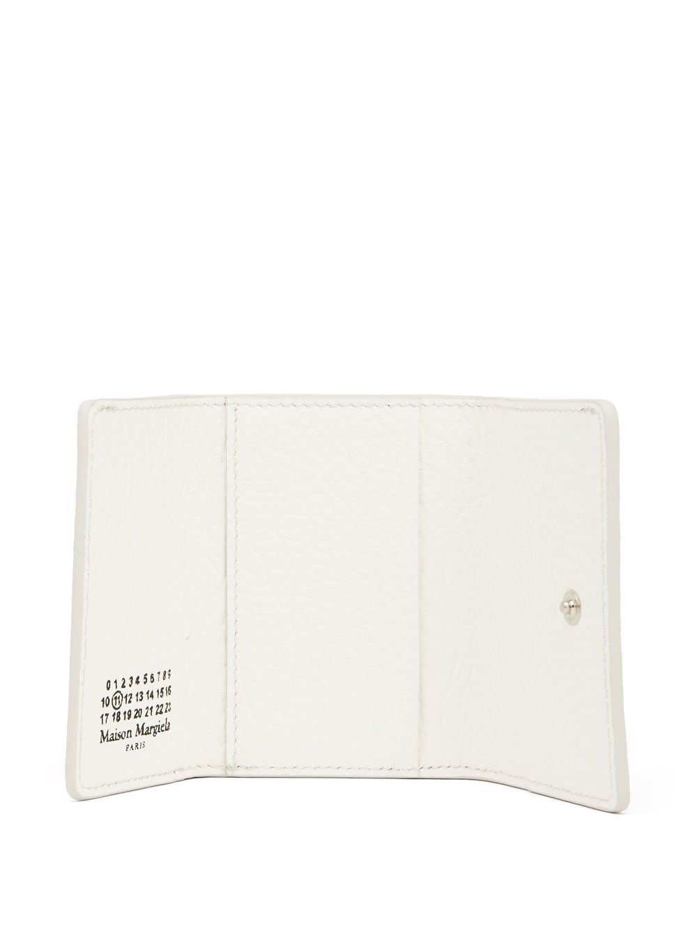 four-stitch logo leather wallet - 3