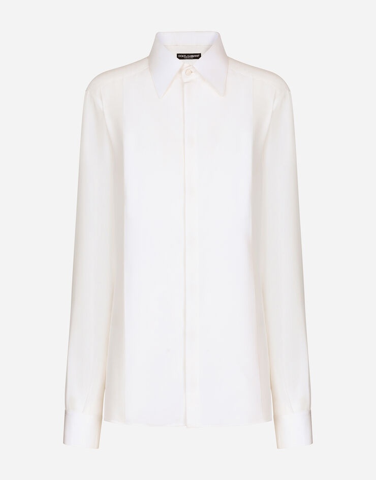 Silk crepe de chine shirt - 1