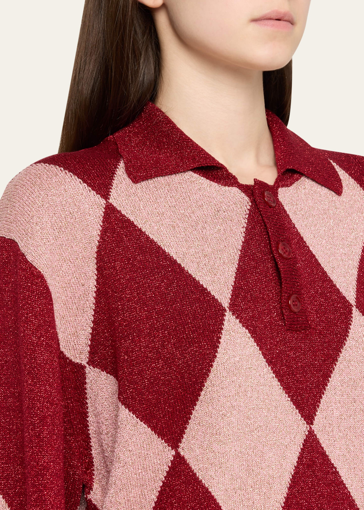 Jockey Argyle Polo Sweater - 5