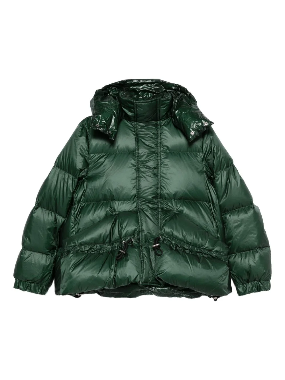 hooded quilted puffer jacket - 1