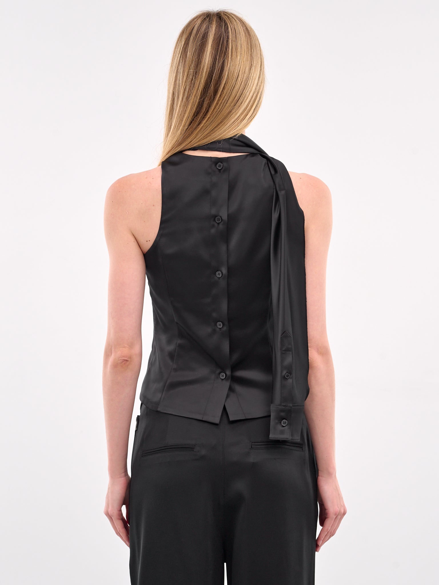 Deconstructed Shirt Detail Blouse - 3