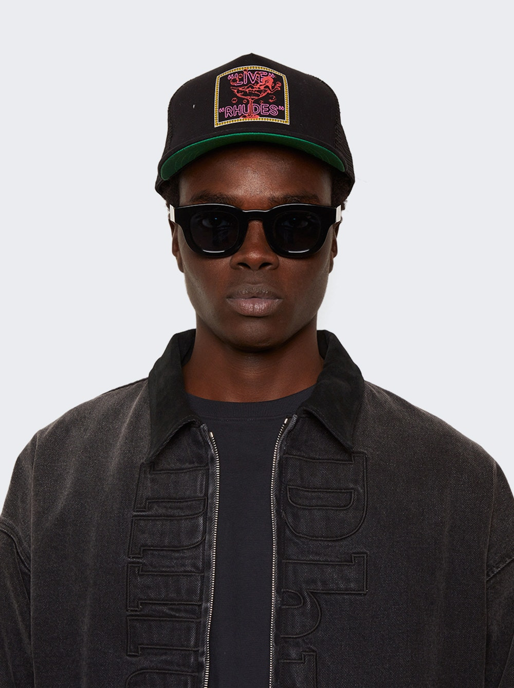 Live Rhudes Trucker Hat Black - 2