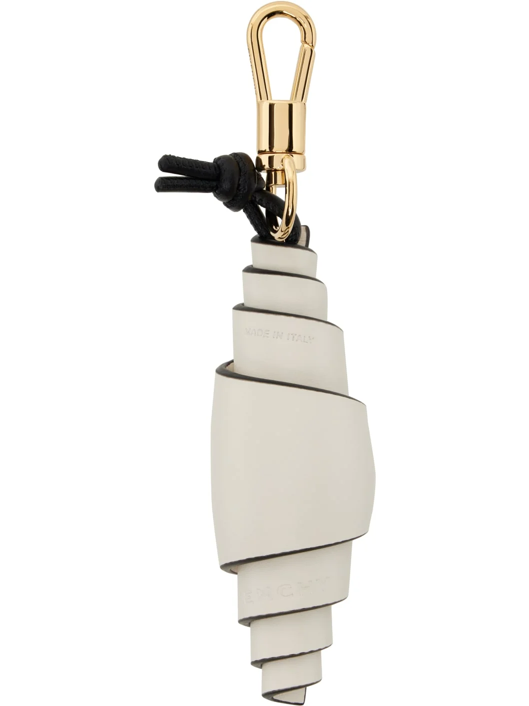 White Lucky Charms Croissant Bag Charm - 1