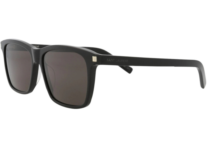 SAINT LAURENT Saint Laurent Square-Frame Acetate Sunglasses Black Black Black (SL339-30008541-001) outlook