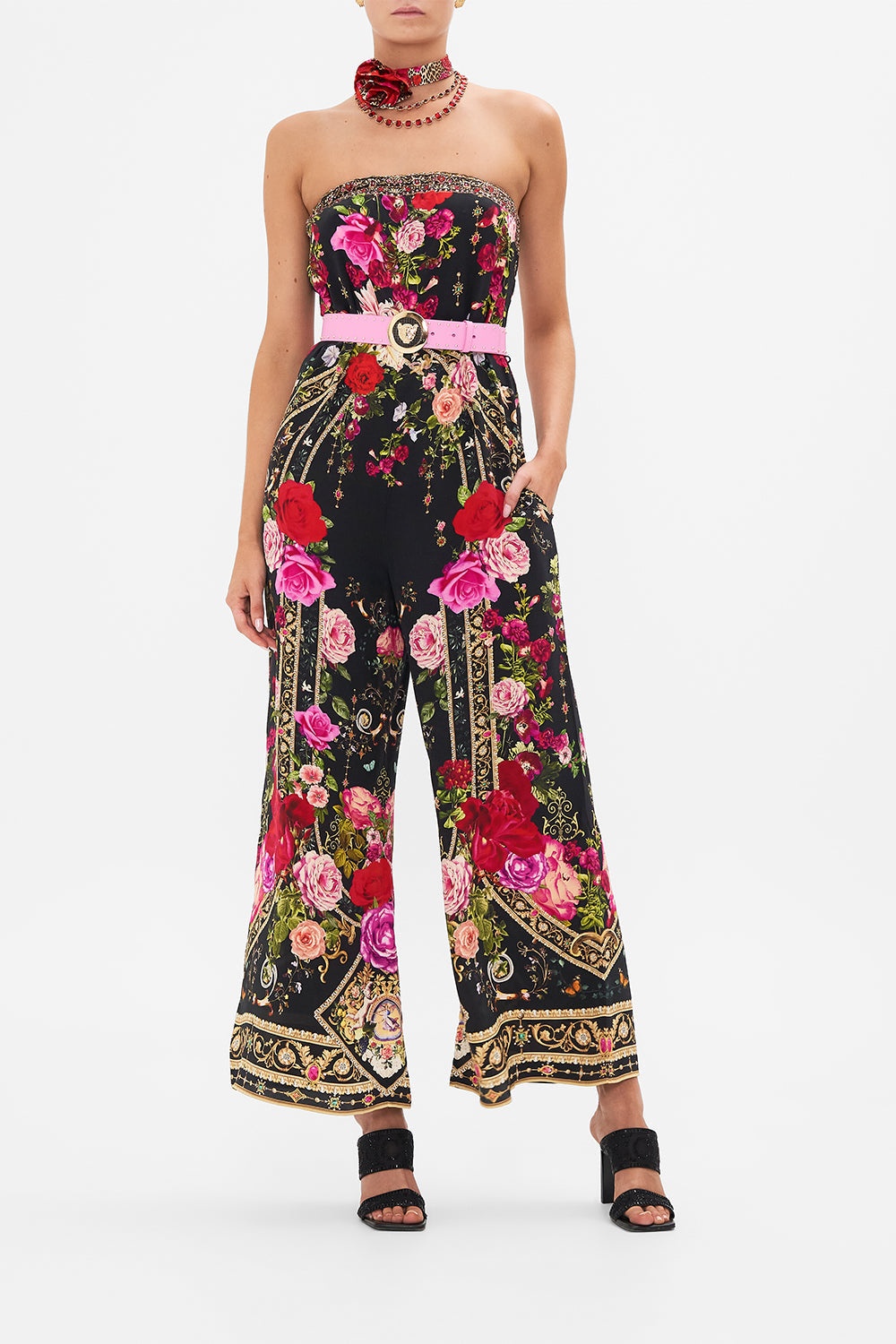 LEOPARD BUTTON BELT - 3