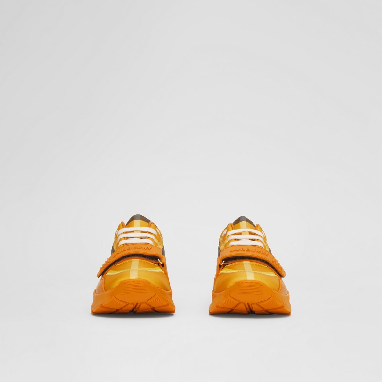 Check Nylon Sneakers - 4