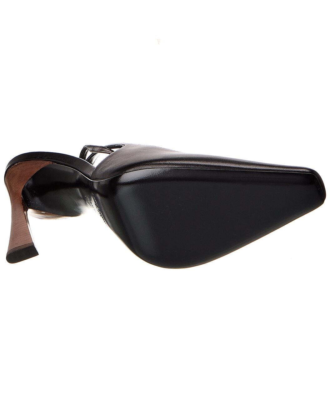 Saint Laurent Blade 105 Leather Slingback Pump - 4