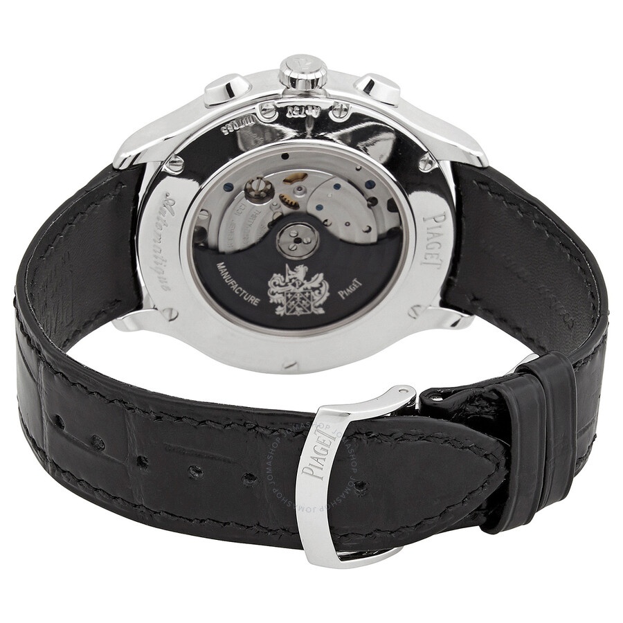 Piaget Gouverneur 18kt White Gold Chronograph Automatic Silver Dial Men's Watch G0A38112 - 3