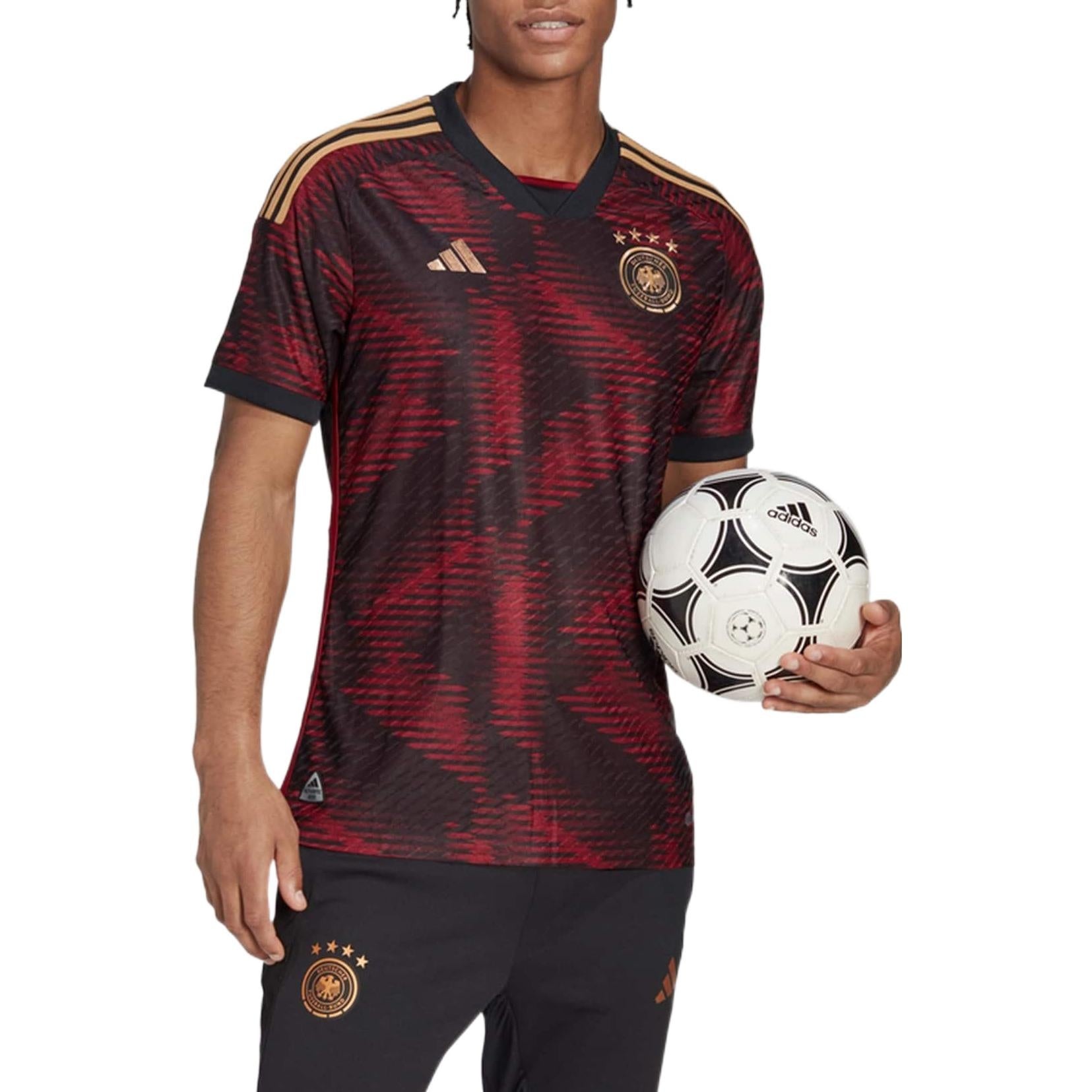 adidas Germany 2022-2023 World Cup Away Authenic Jersey HF1695 - 3