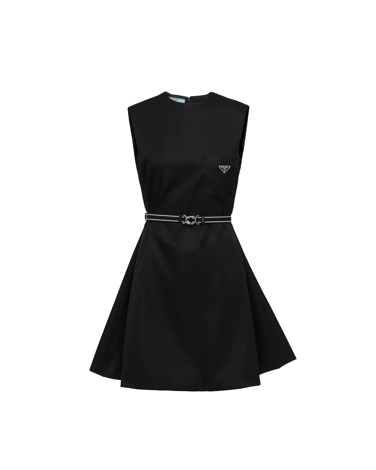 Re-Nylon Gabardine sleeveless dress - 1