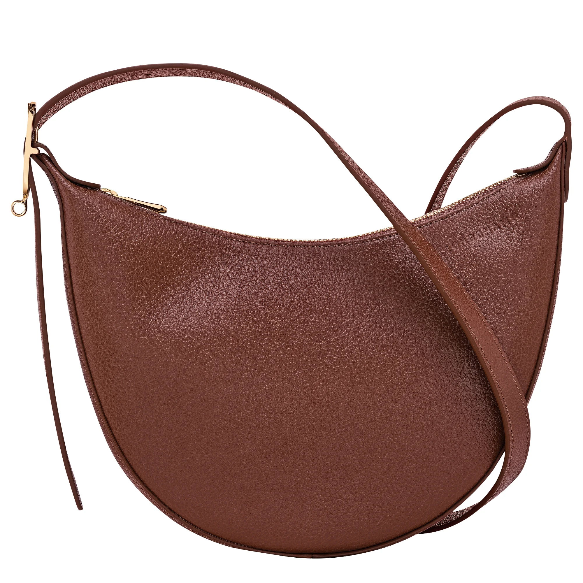 Le Foulonné S Crossbody bag Coffee - Leather - 1