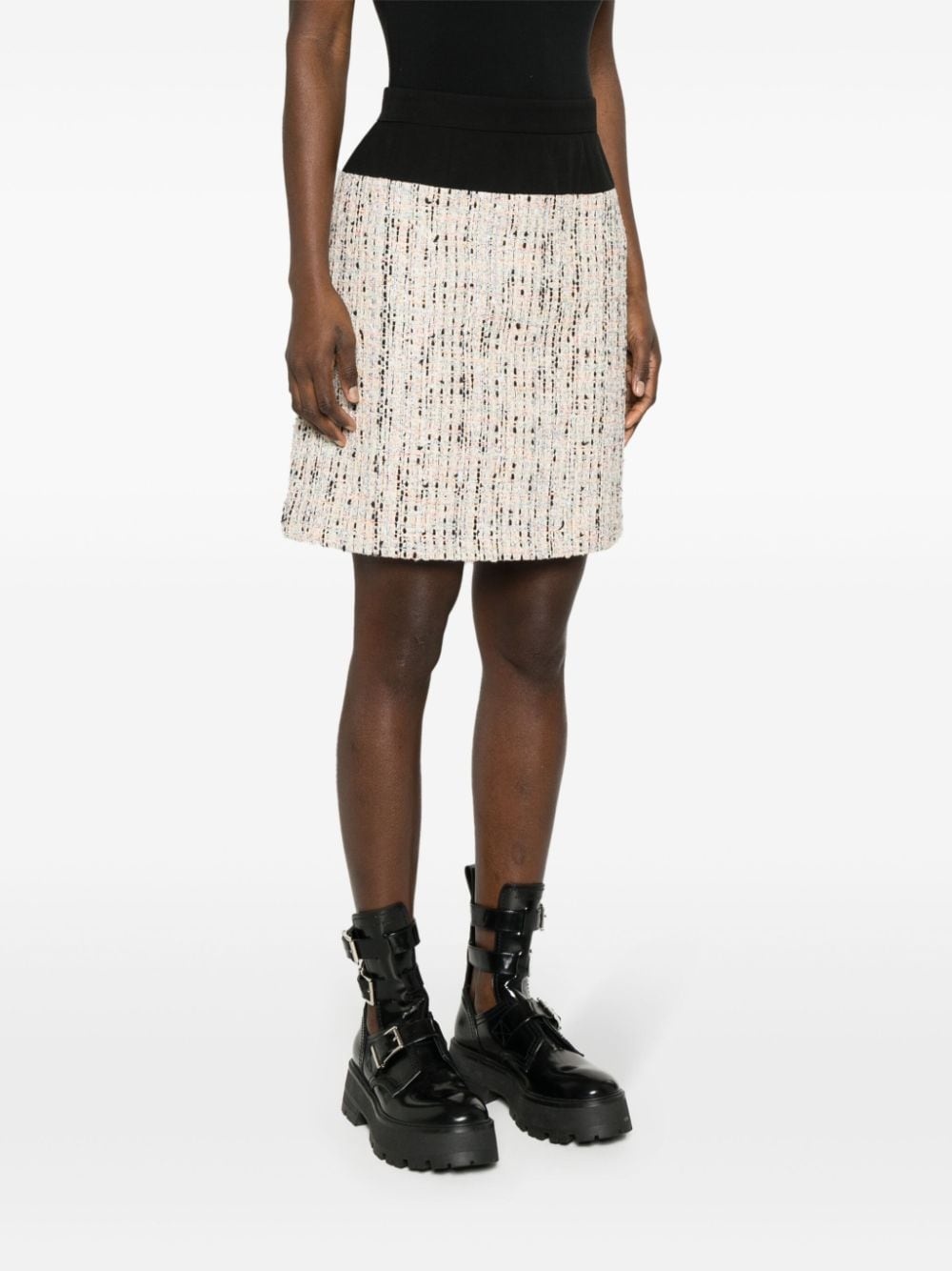 Hybrid Tweed mini skirt - 3