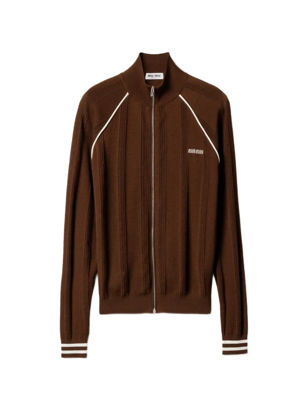 MIU MIU - Women Cotton Track Jacket - 1