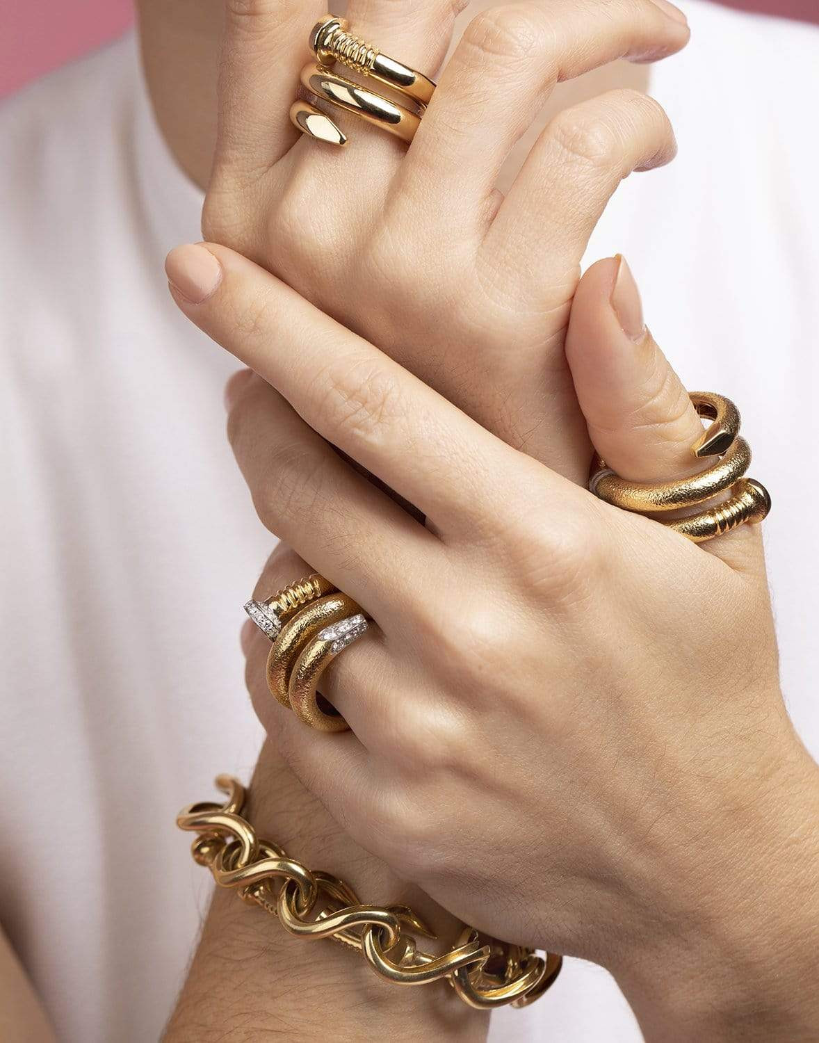Polished Nail Ring - 2