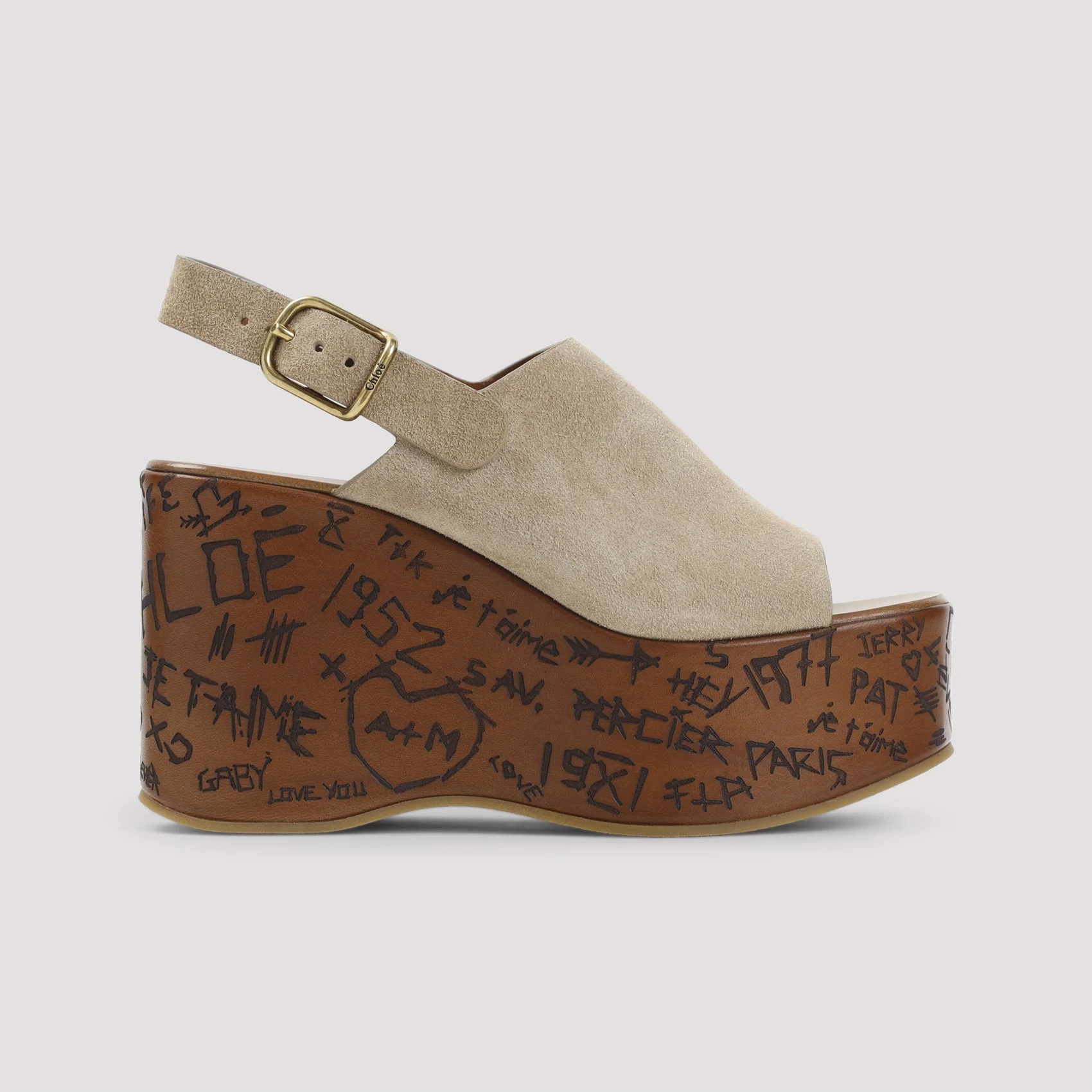 Chloe Maxime Wedges Sandals - 1