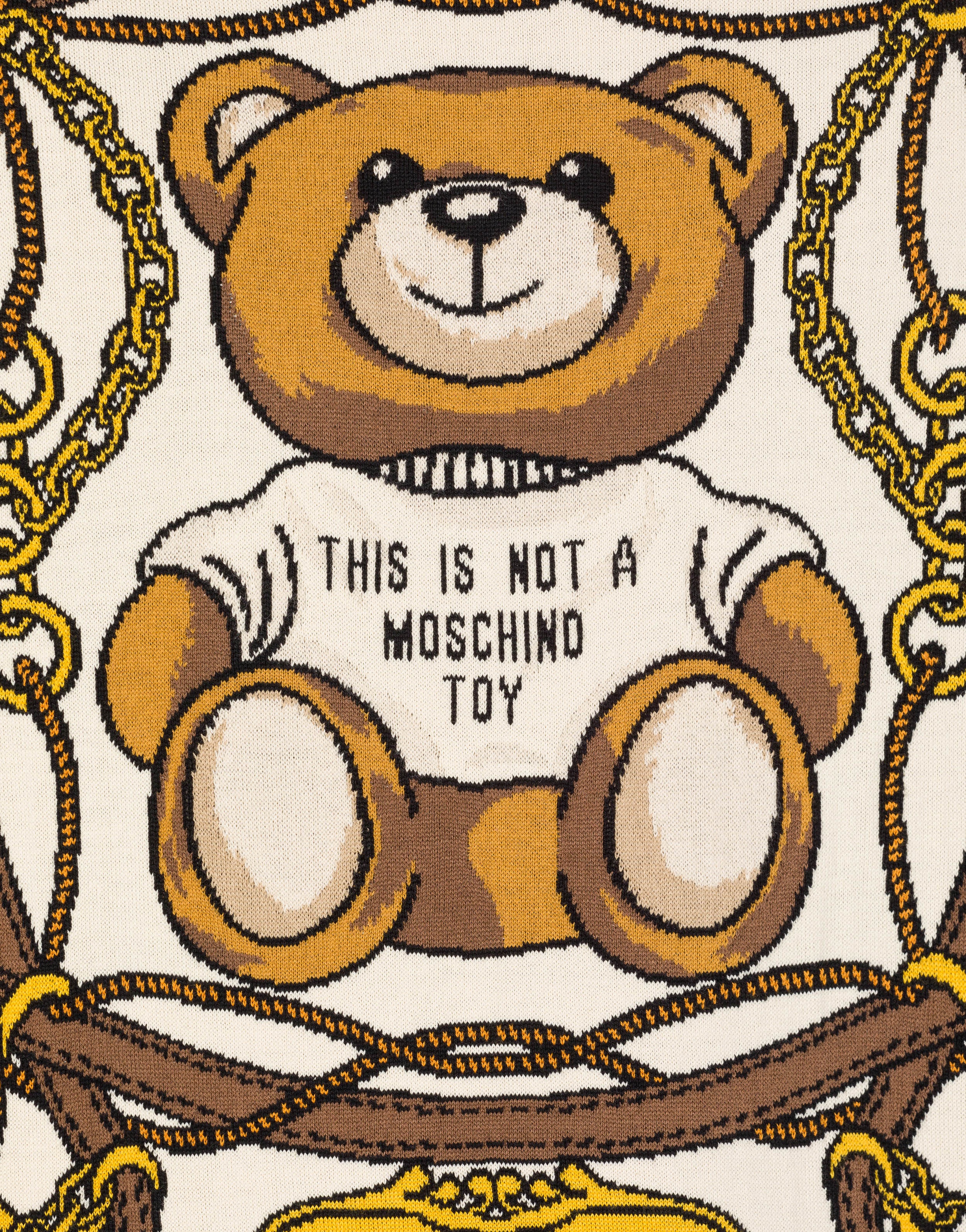 MILITARY TEDDY SCARF-INLAY JUMPER - 4
