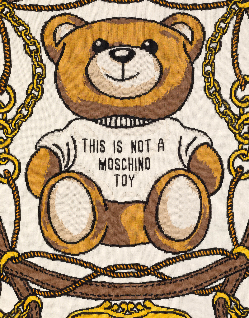 MILITARY TEDDY SCARF-INLAY JUMPER 4