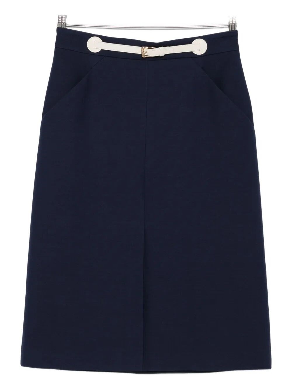 Skirt With Leather Details - 1