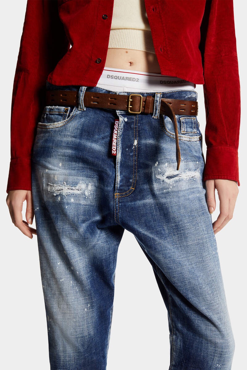 MEDIUM HERITAGE RAMMENDO WASH BABY CARPENTER JEANS - 5