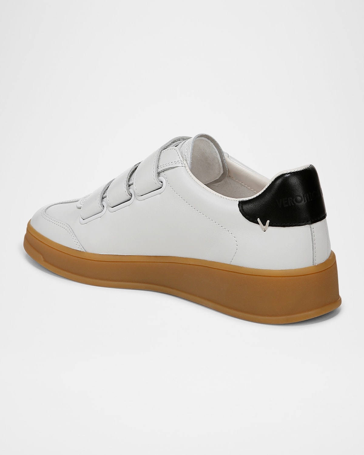 Reagan Bicolor Leather Triple-Grip Sneakers - 3