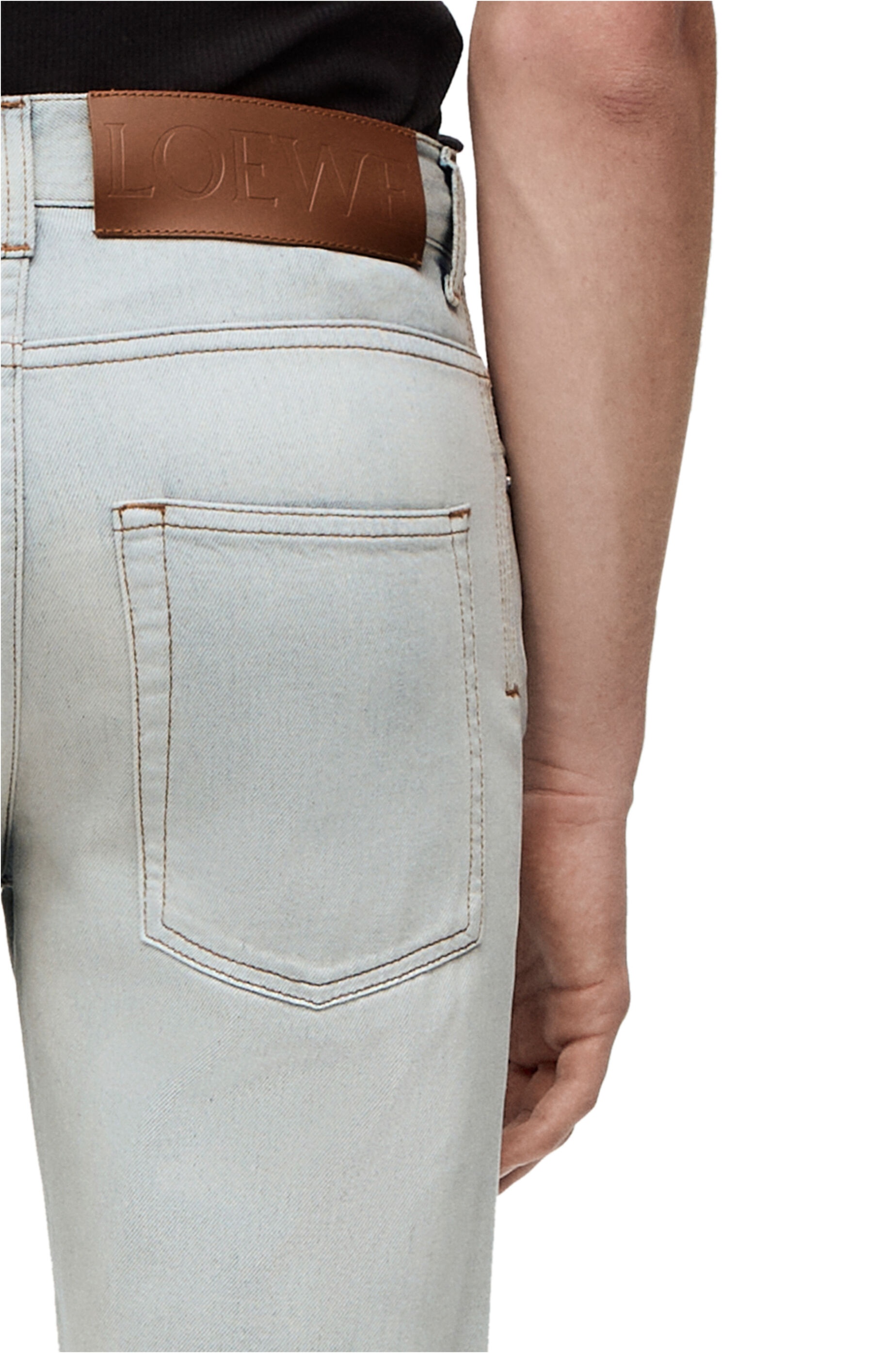 Cropped jeans in denim - 5