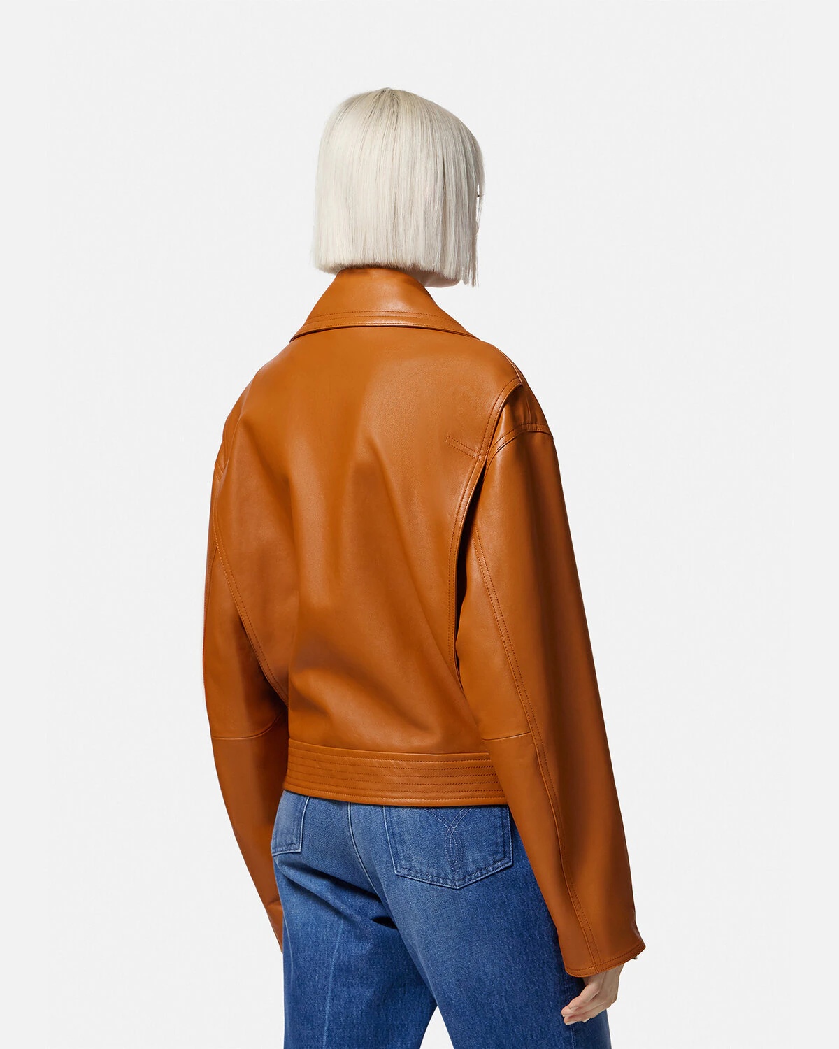 Leather Biker Jacket - 4