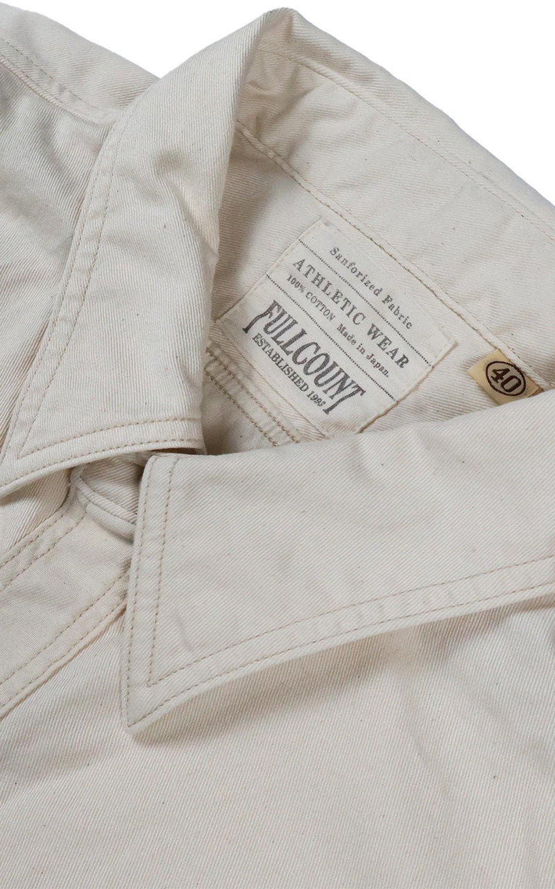 4087-2 TWILL WORK SHIRT ECRU - 5