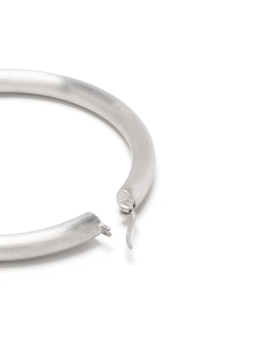 Classic Thick Satin Giant hoop earrings - 4