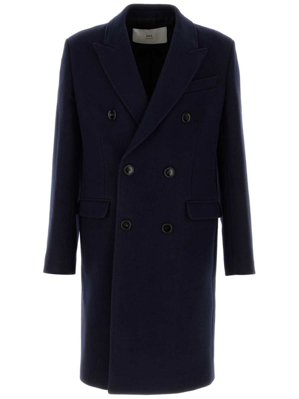 double-breasted coat - 1
