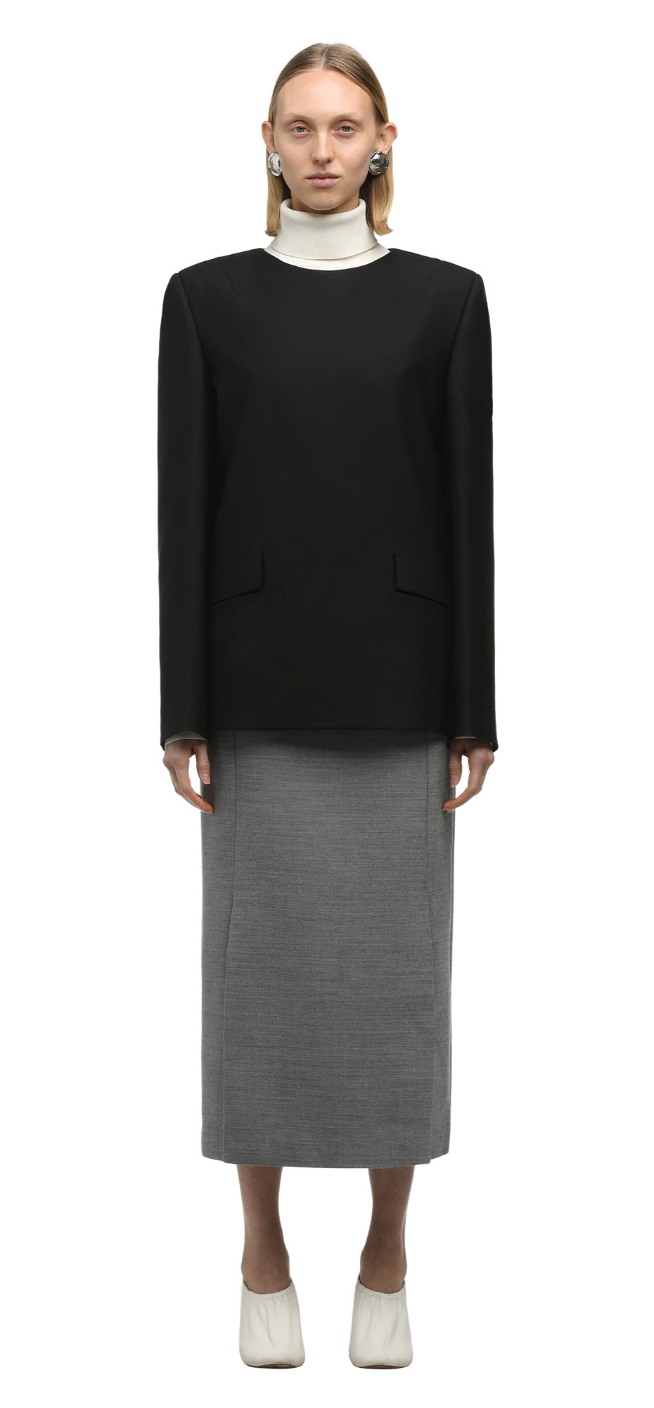 TAILORED TOP BLACK - 3
