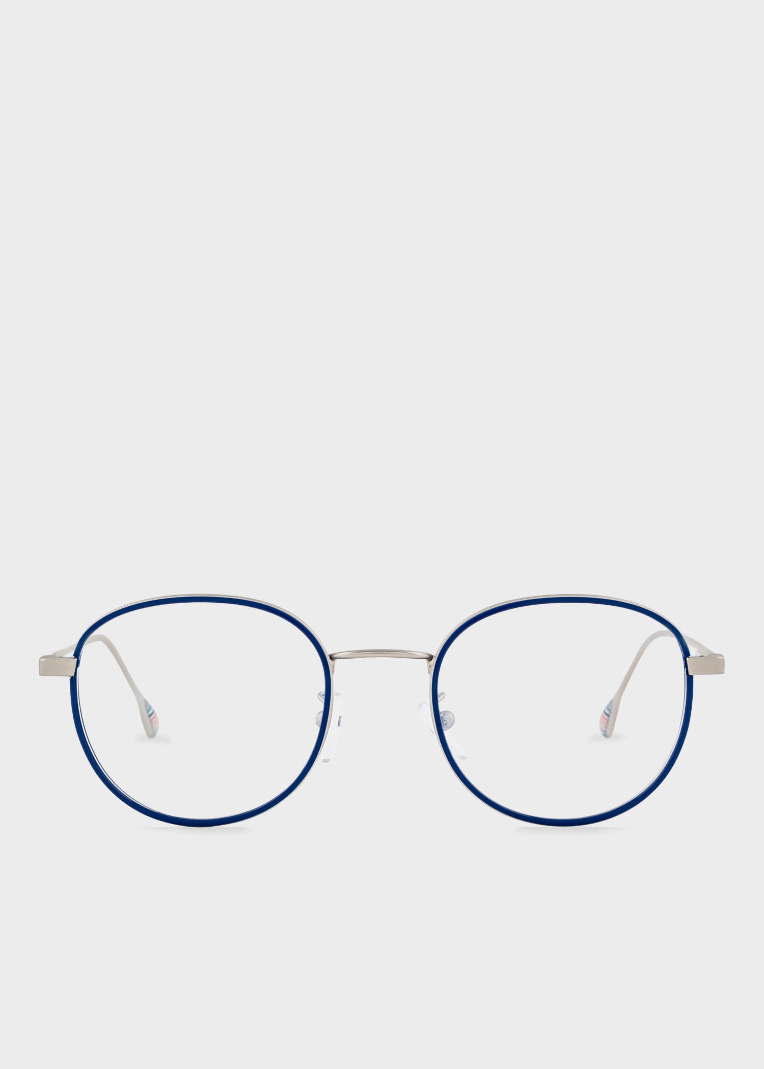 Matte Silver 'Drury' Spectacles - 1