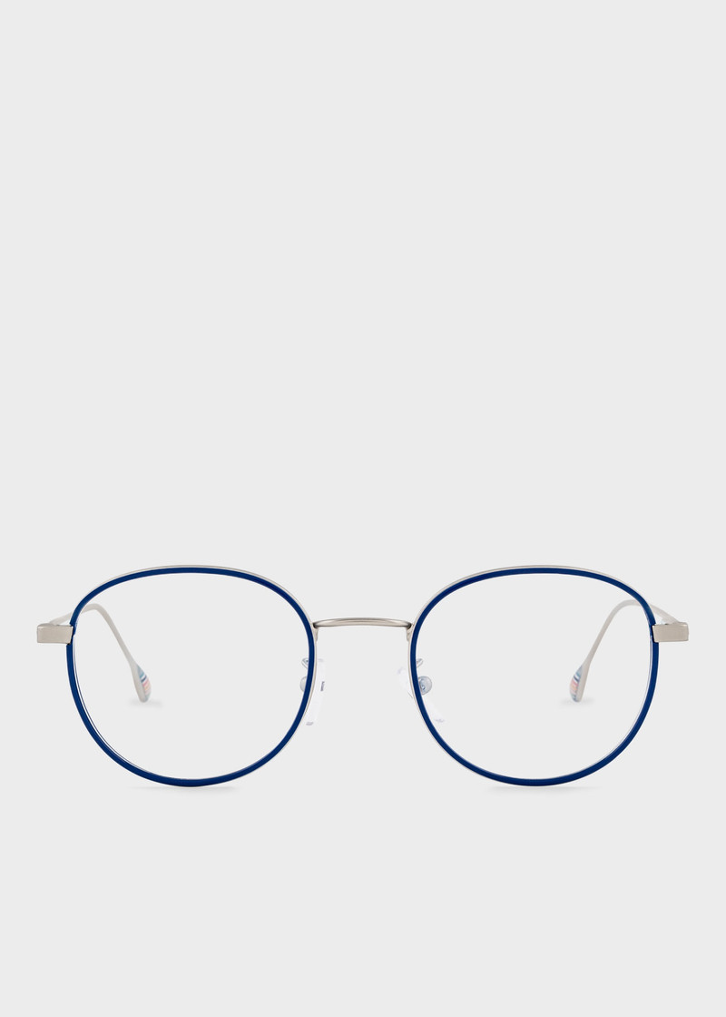 Matte Silver 'Drury' Spectacles 1