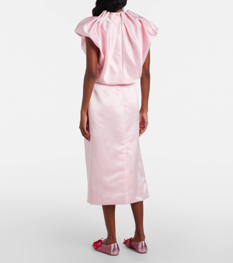 Draped satin top 3