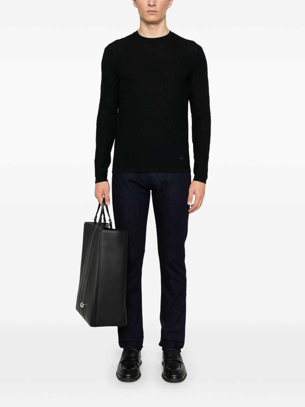 cable-knit sweater - 2