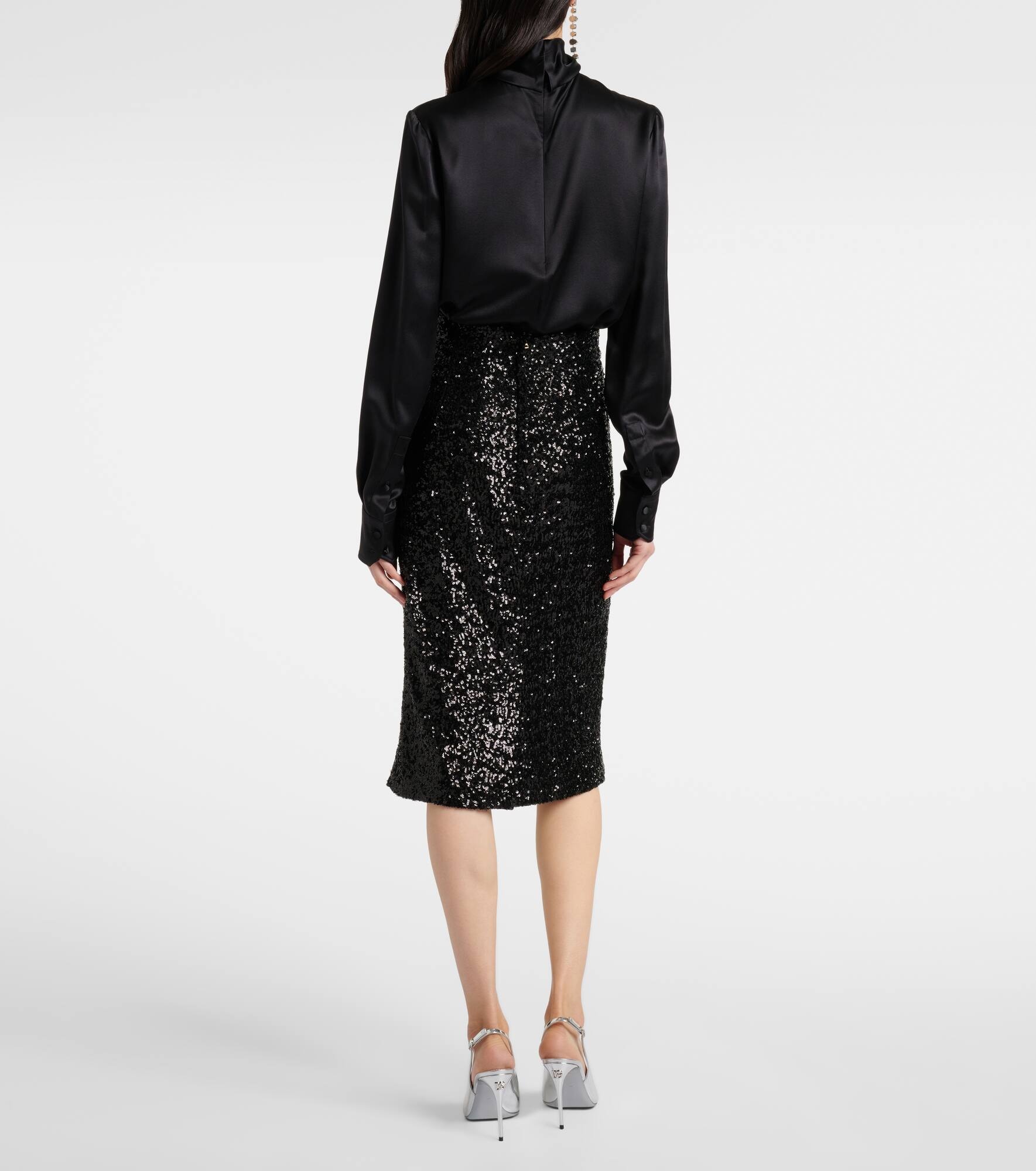 Sequined midi skirt - 3