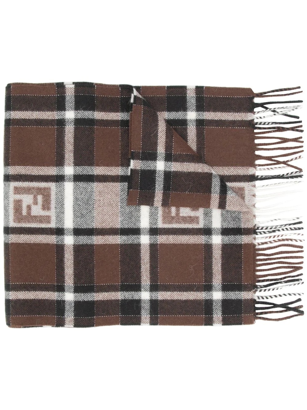 check FF motif scarf - 1