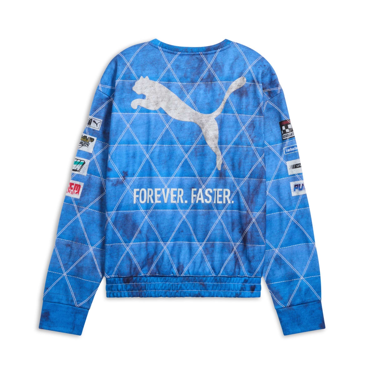 PUMA x A$AP ROCKY Quilted Sweatshirt 'Clyde Royal' 631125-01 - 2